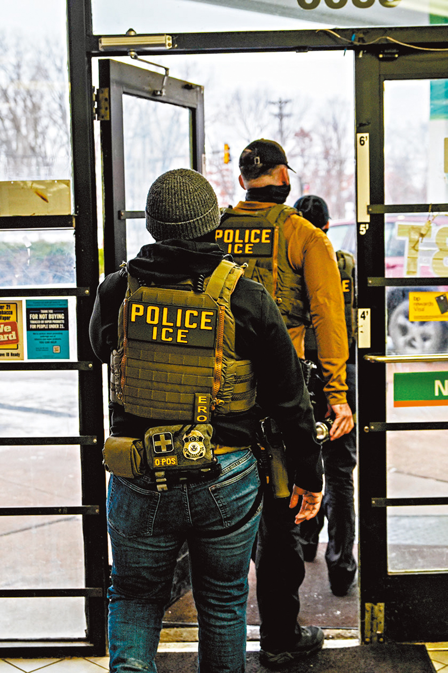●ICE濫暴執法引發美網民不滿。 美聯社