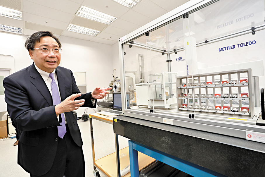 ●創新科技署署長李國彬。香港文匯報記者北山彥  攝