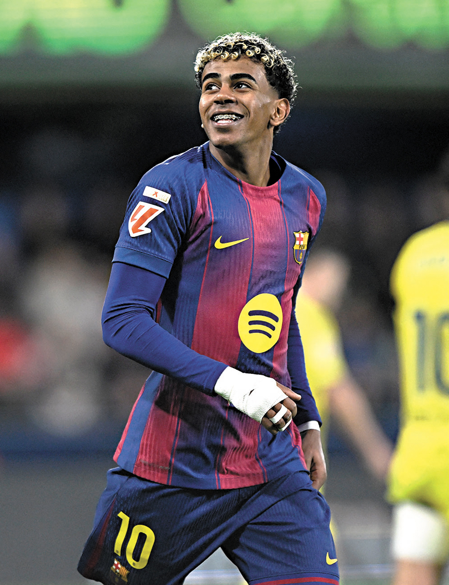 ●巴塞新星拉明耶馬將肩負替球隊策動攻勢重任。  資料圖片