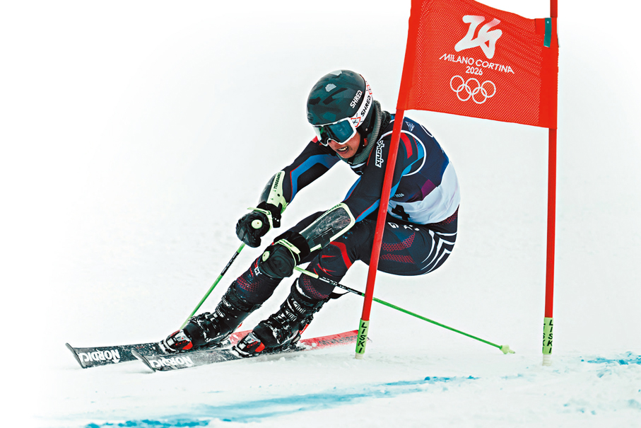 ●翁厚全在比賽中。 港協暨奧委會圖片