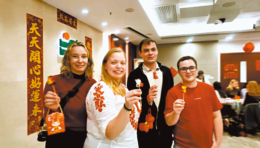 ●教大為國際生舉辦的新年慶祝活動。       教大供圖