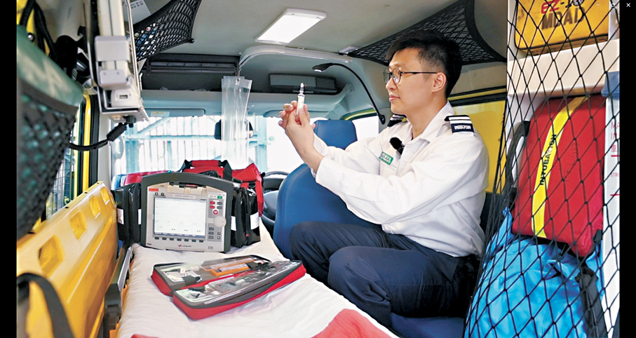 ●離島救護員楊子杰 香港文匯報記者胡恬恬  攝