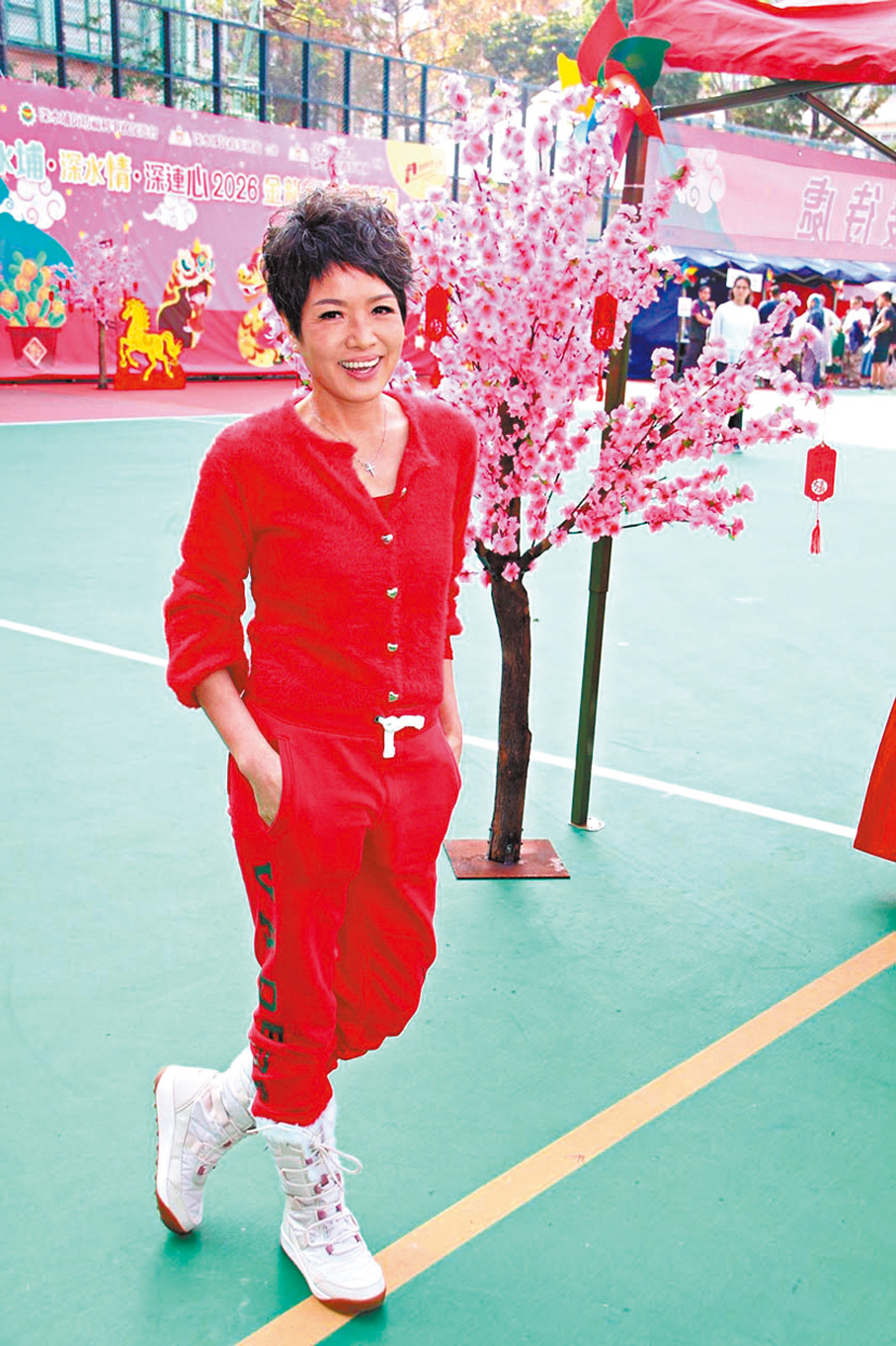 ●寶珮如呼籲大家多留港消費。  香港文匯報記者達里 攝