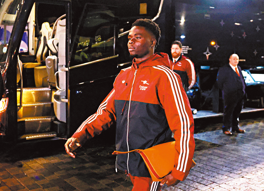 ●布卡約沙卡落實與阿仙奴續約。 資料圖片