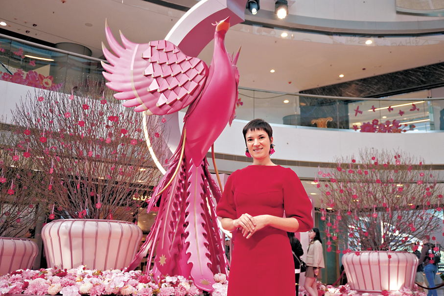 ●巴西藝術家Naíma Almeida首度在港展出作品。