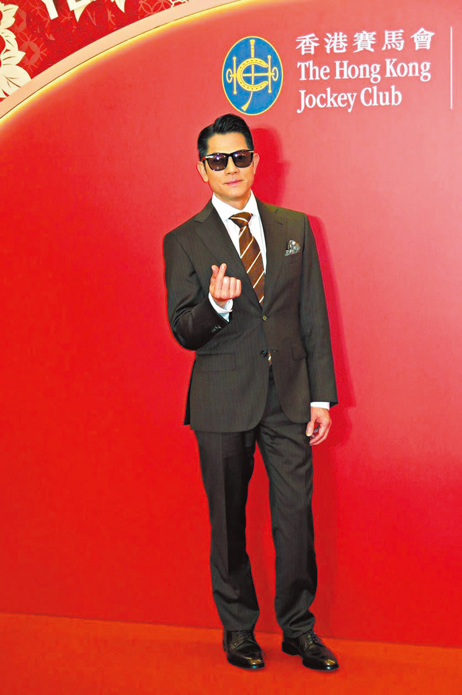 ●郭富城感覺兩個女兒具跳舞天分 。  香港文匯報記者阿祖  攝