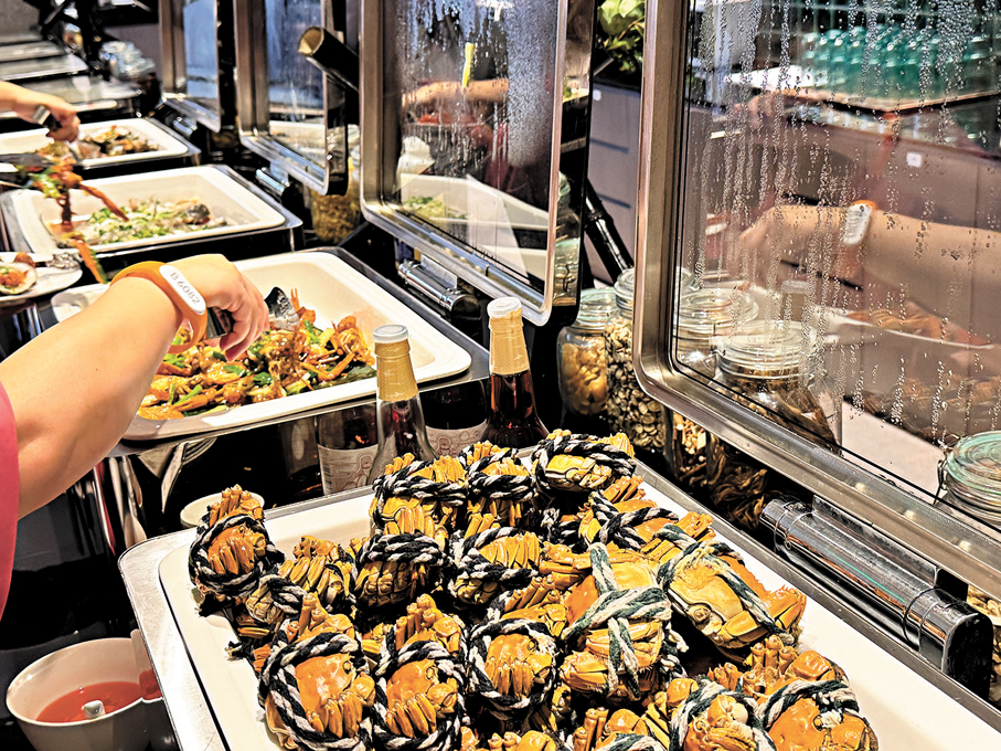 ●在禧泉實現自助餐自由。