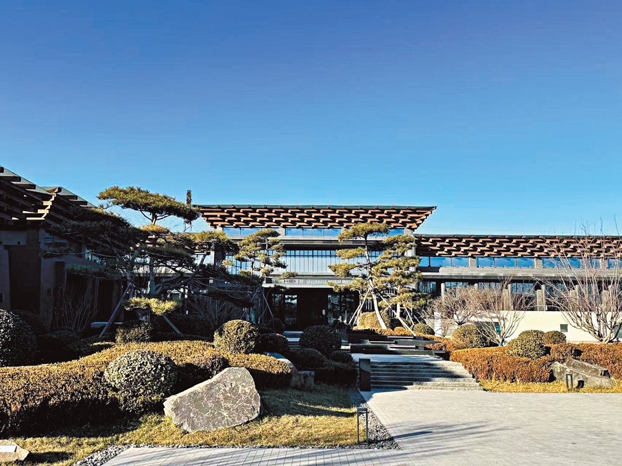 ●漢唐風格建築的禧美術館