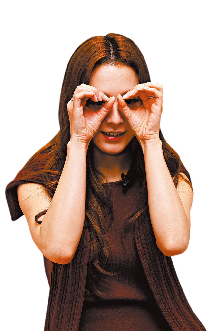 ●王敏奕接受演技挑戰時大顯鬼馬本色。 