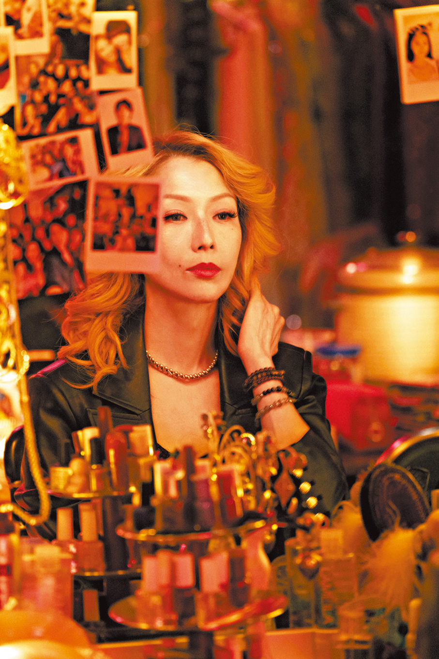 ●Sammi透露與家人一齊入戲院睇戲。