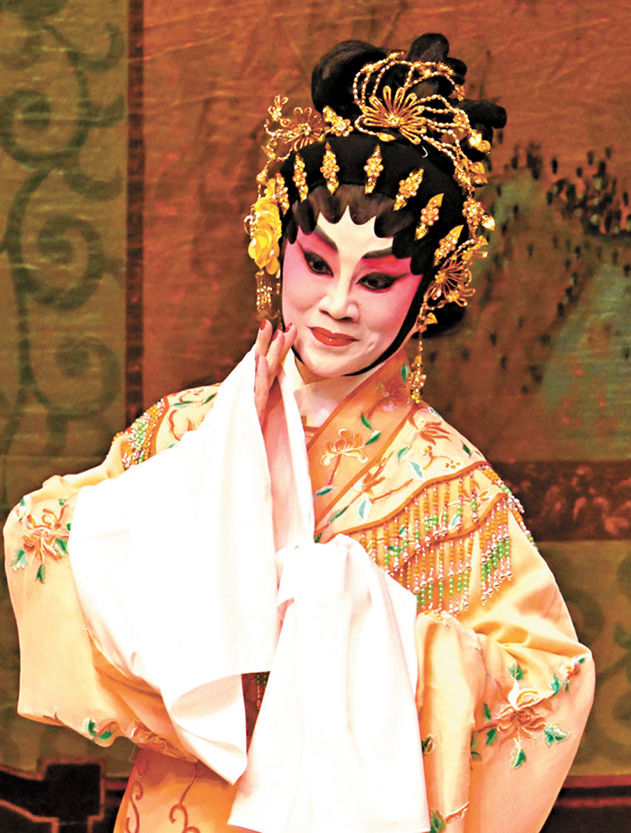 ●劉惠鳴在《風流天子》一劇中，有雙重扮相。