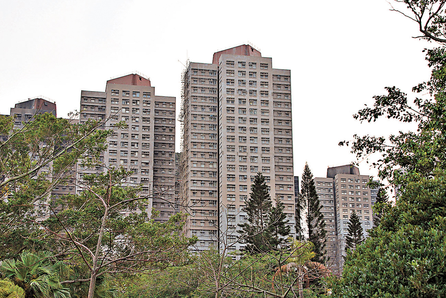 ●圖為宏福苑宏志閣。香港文匯報記者黃艾力  攝
