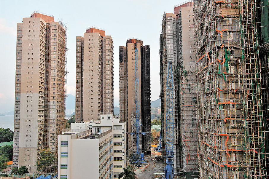 ●宏福苑方案獲得社會各界支持。 香港文匯報記者黃艾力  攝