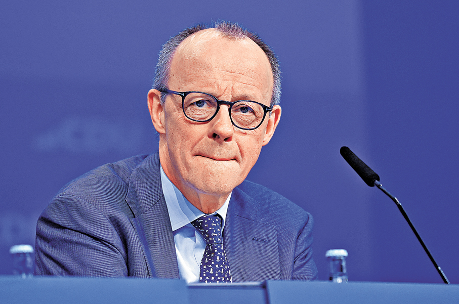 ●默茨將於一周後訪美。 路透社