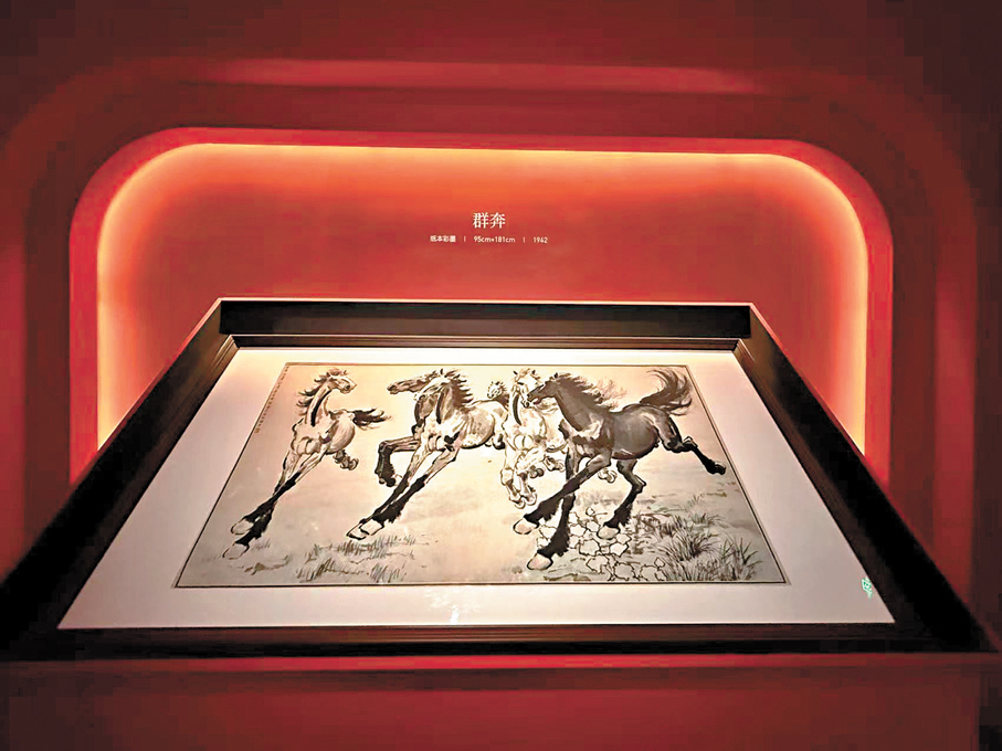 ●《群奔》是徐悲鴻最具有代表性的作品之一。