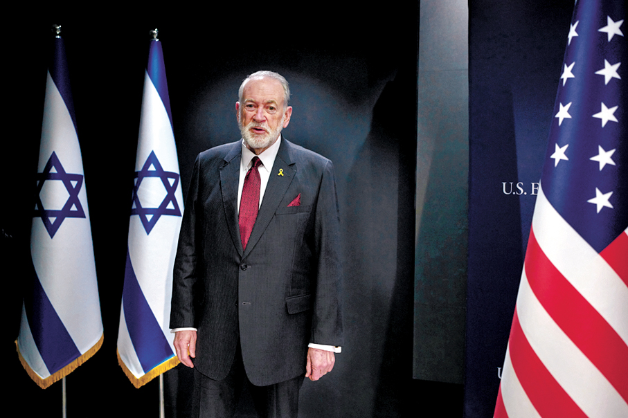 ●赫卡比是以色列的堅定支持者，多次發表與美官方傳統中東政策相悖的言論。 資料圖片