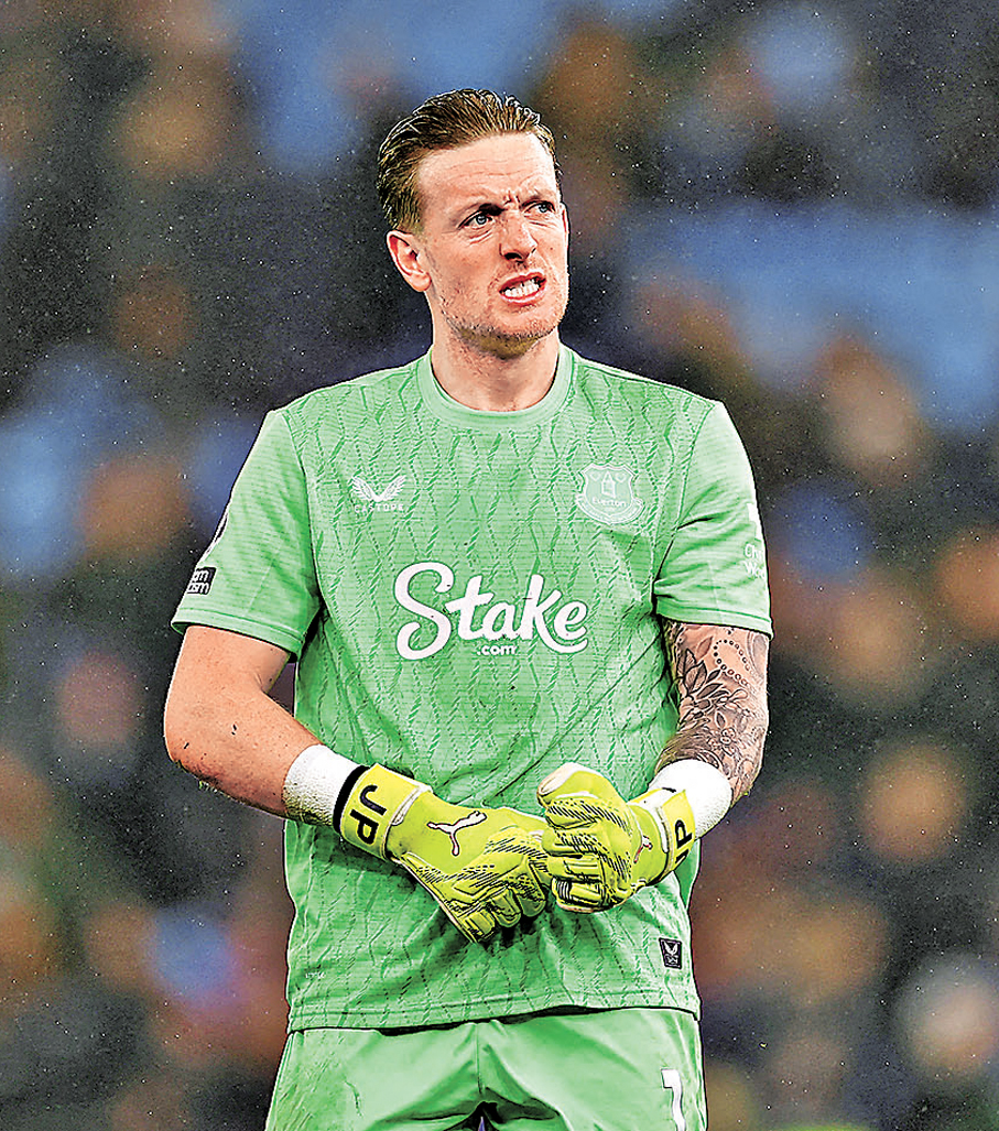 ●愛華頓門將比克福特勢必遇上嚴峻考驗。 資料圖片