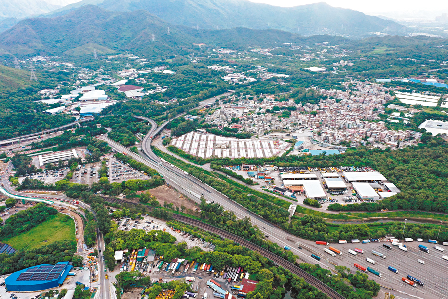 ●北都區的新田科技城是重要發展項目。圖為新田一帶。   資料圖片