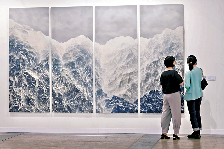 ●巴塞爾藝術展可望未來五年繼續落戶香港。  資料圖片