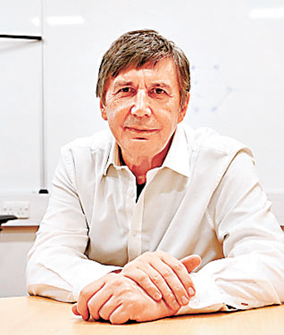 ●諾貝爾物理學獎得主安德烈·海姆出任港大講座教授。 港大圖片