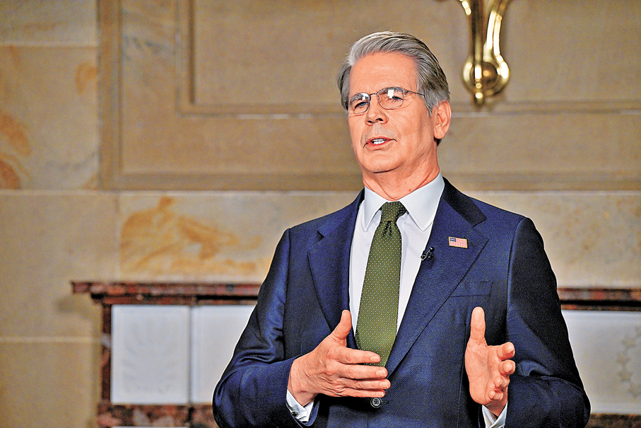 ●貝森特表示就退款事宜，當局會遵循下級法院的最終裁決。 美聯社