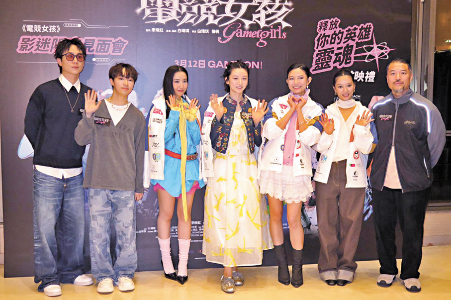 ●眾主創對電影票房充滿信心。  香港文匯報記者阿祖  攝