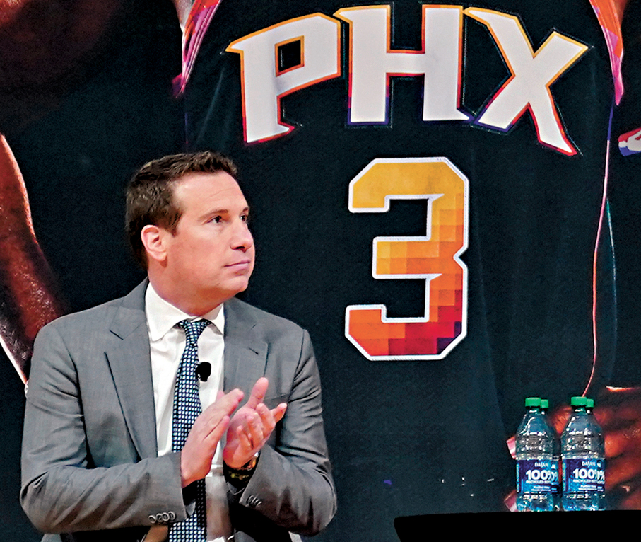 ●太陽班主利殊比亞擬加碼獎金百萬美元，吸引球星參加明年全明星賽周末。  資料圖片