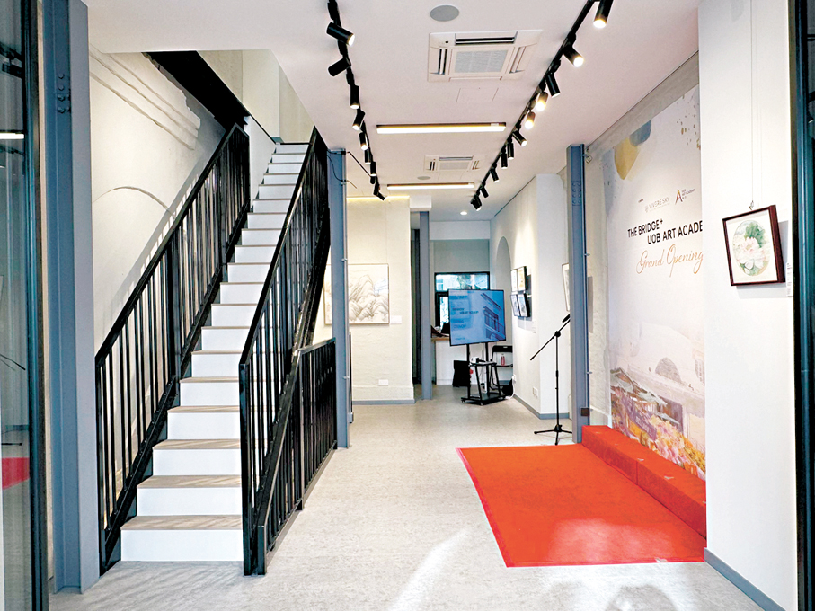 ●唐樓下層設有展覽空間。