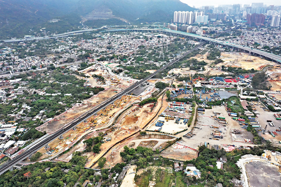 ●洪水橋/厦村新發展區將推3幅住宅土地，涉及3,120伙。 香港文匯報記者曾興偉  攝