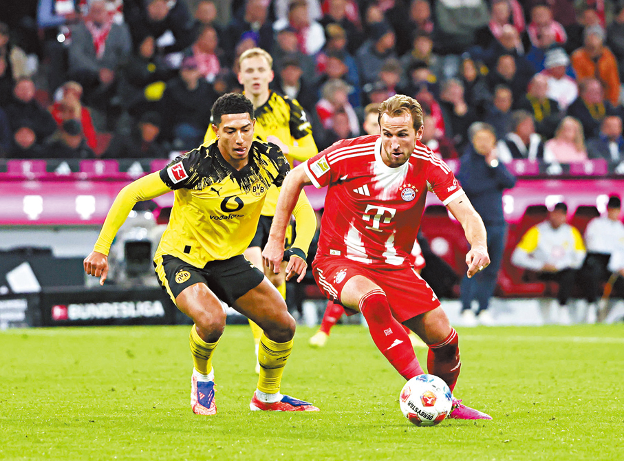 ●拜仁首循環在卡尼（右）帶領下，主場擊敗多蒙特。 資料圖片