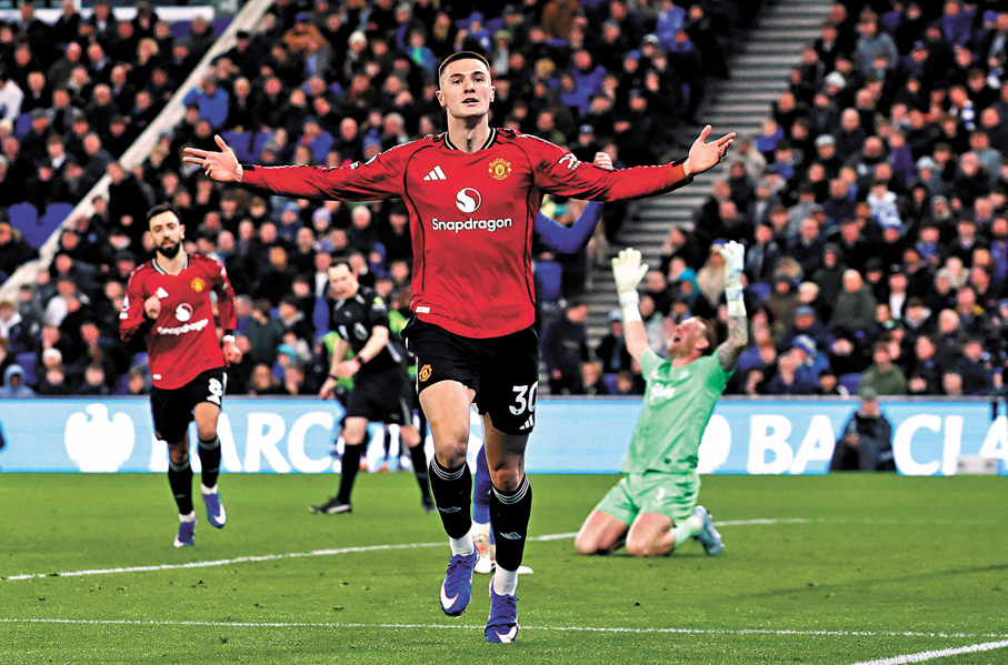 ●曼聯「後備殺手」班捷文施斯高近況大勇。 資料圖片