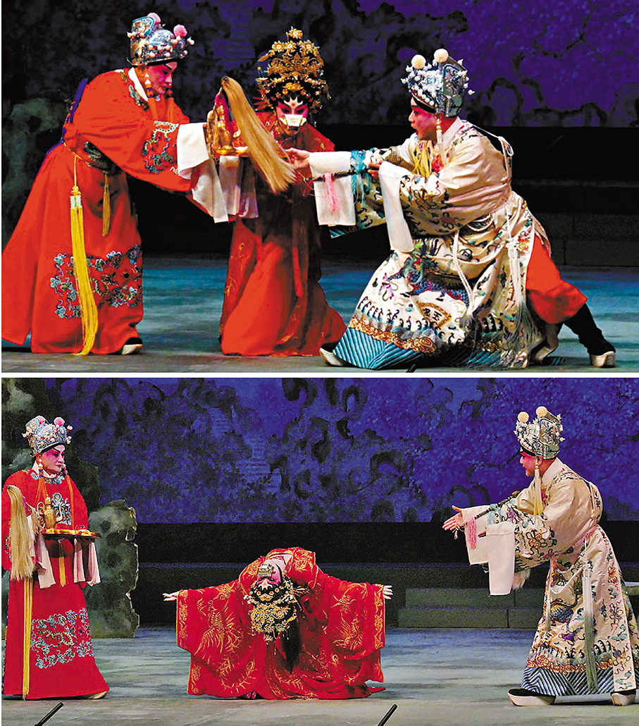 ●鄭詠梅演出《貴妃醉酒》的經典身段。