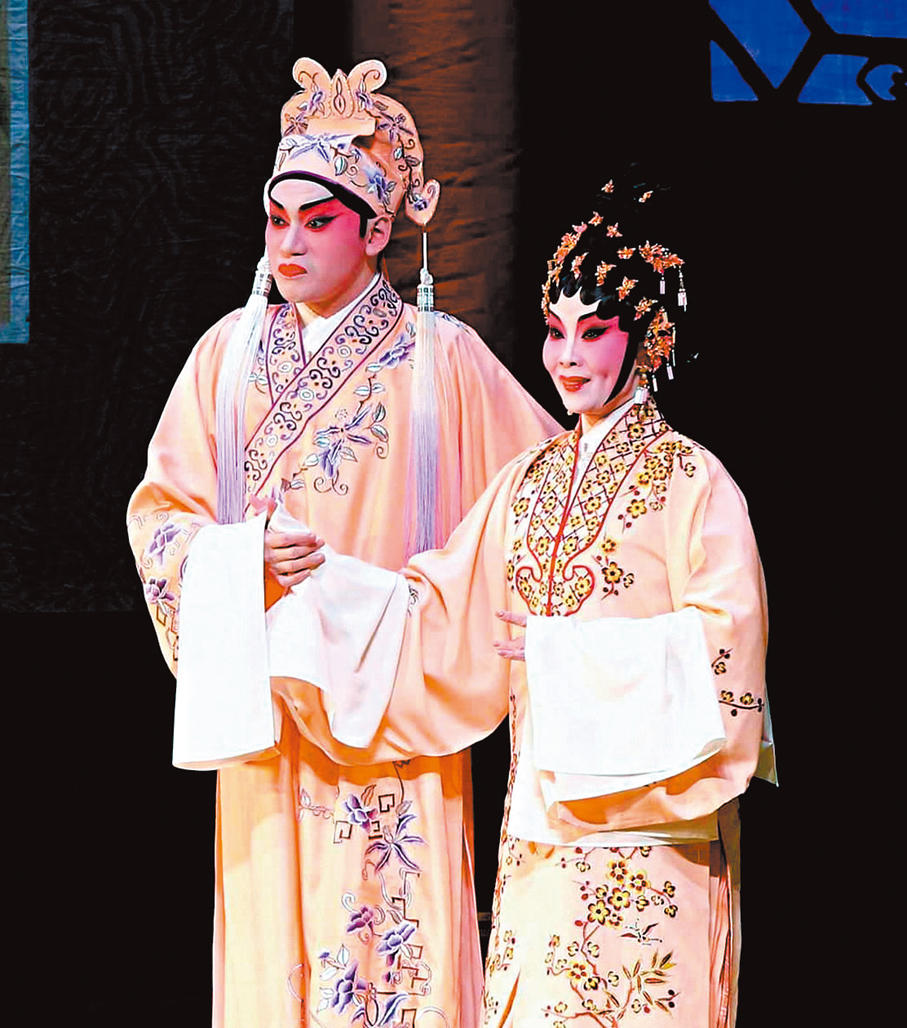 ●陳銘英與譚穎倫（左）多次合作，很有默契。