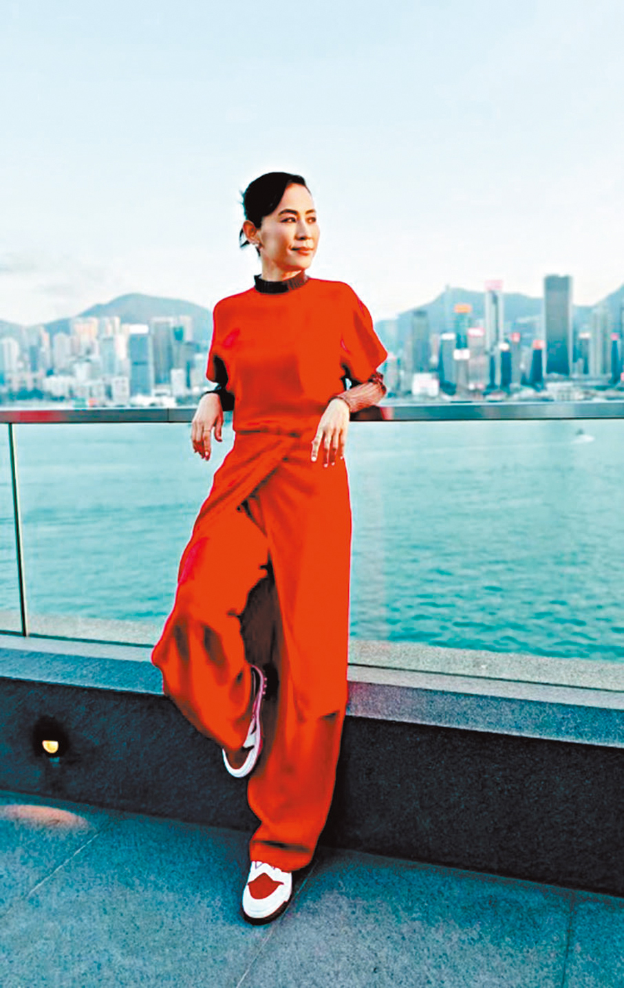 宣萱的樣貌和身形都不減當年。