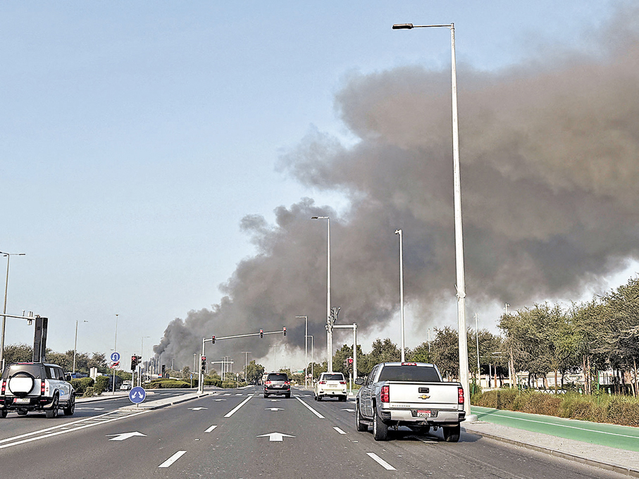 ●位於波斯灣和阿曼灣之間阿布扎比扎伊德港遭伊朗空襲。 路透社