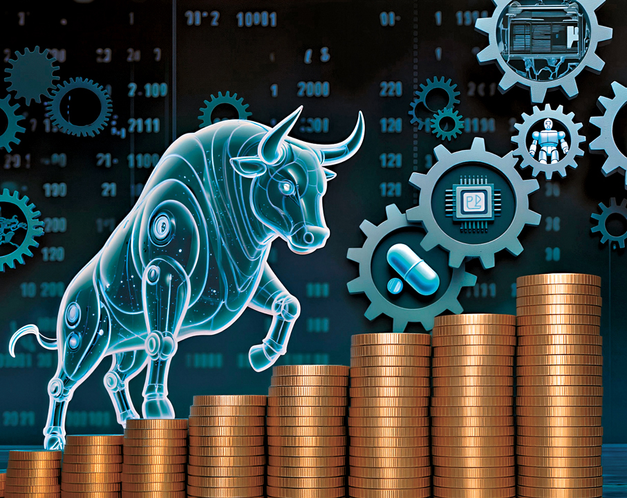 ●資本市場的作用就是通過併購重組、產業整合、股權合作等多種方式，成為夯實中國新質生產力的重要平台。 AI圖片