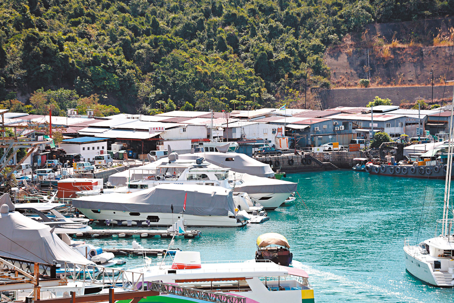 ●布廠灣臨時工業區有臨海優勢。