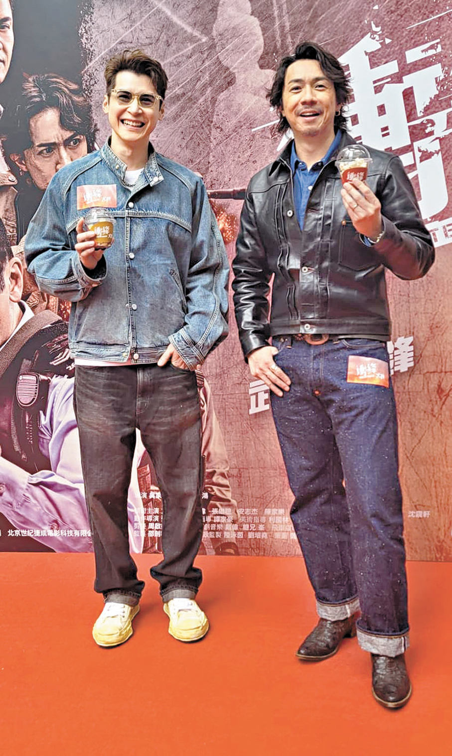 ●陳家樂（左）與張繼聰由戲裏鬥到戲外。香港文匯報記者梁靜儀  攝