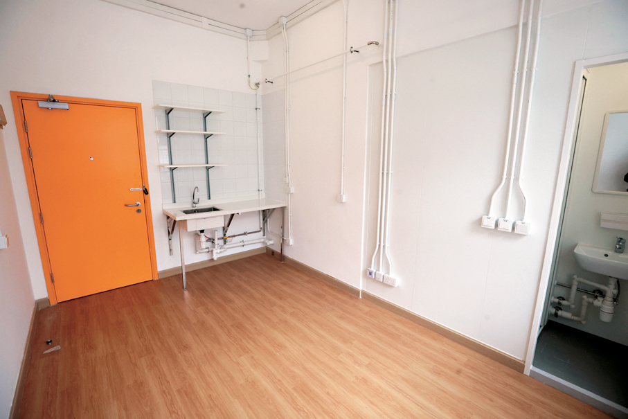 ●1人至2人示範單位 香港文匯報記者郭木又  攝