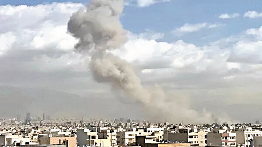 ●美以在伊朗上演多幕「烽火飛天」。 作者供圖