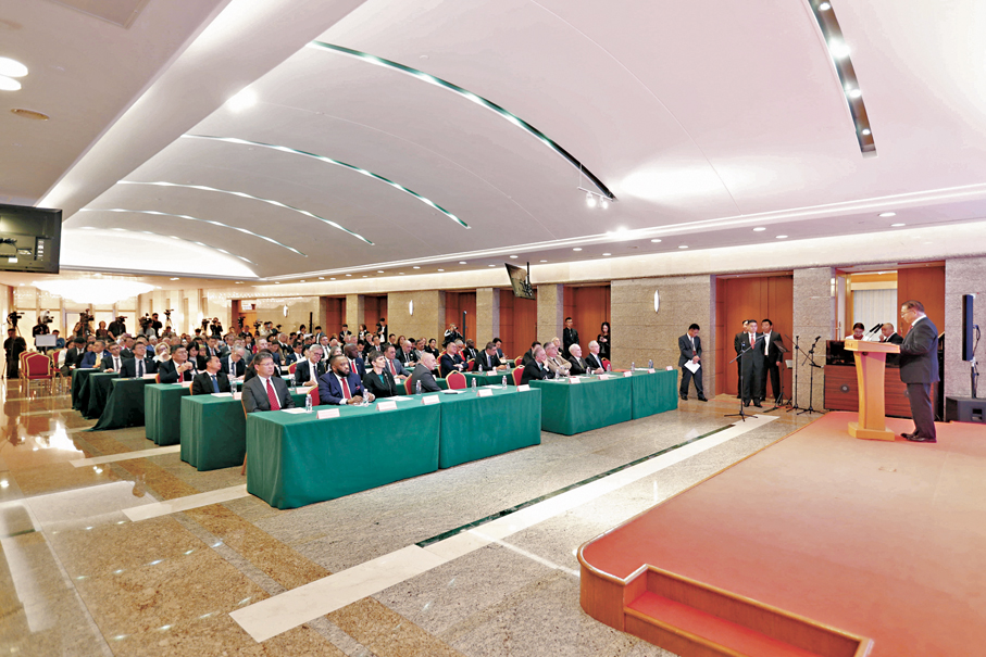 ●外交部駐港公署《「一國兩制」下香港維護國家安全的實踐》白皮書專題宣介會昨日舉行。 外交部駐港公署網站圖片