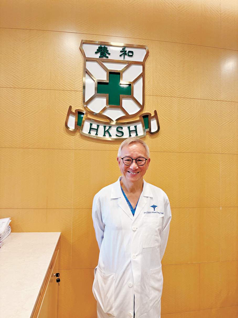 ●養和醫療集團首席醫療總監陳煥堂。 香港文匯報記者程思思  攝