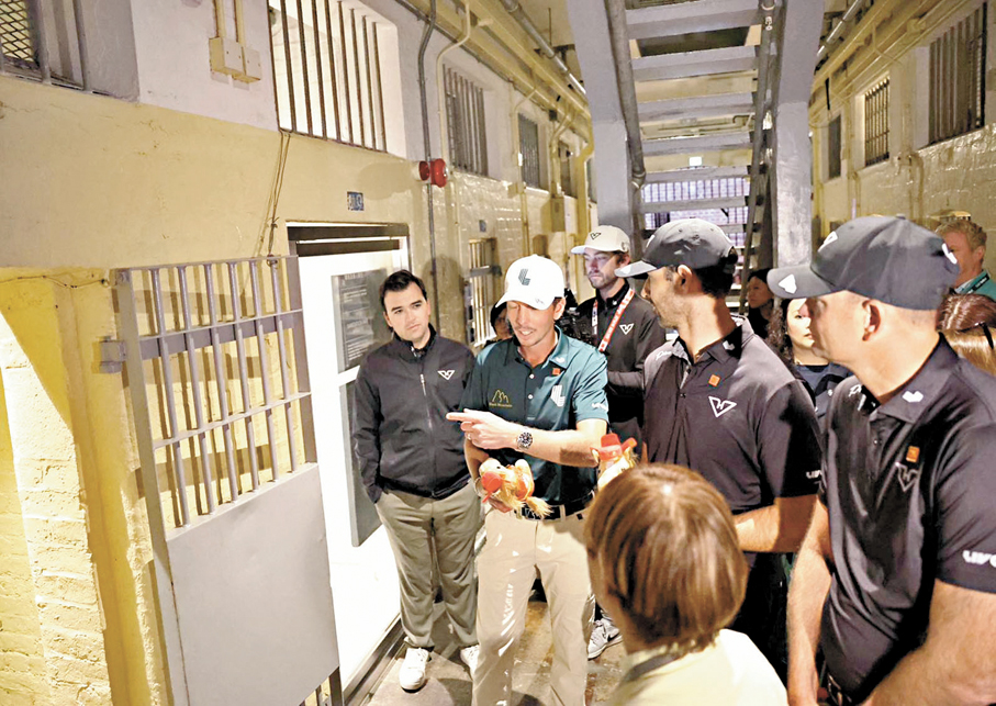 ●大館內的監倉歷史設施為球手們留下深刻印象。