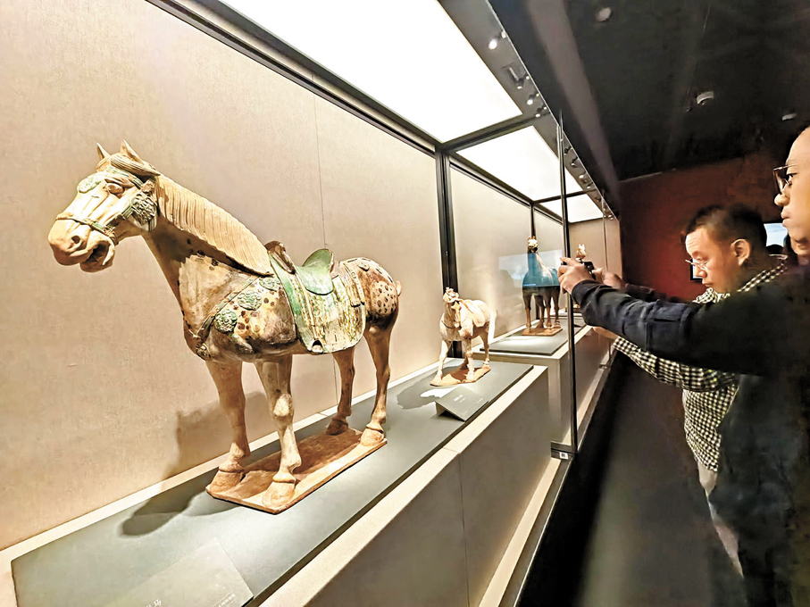 ●「驥躍升騰——三彩馬的世界」展覽現場