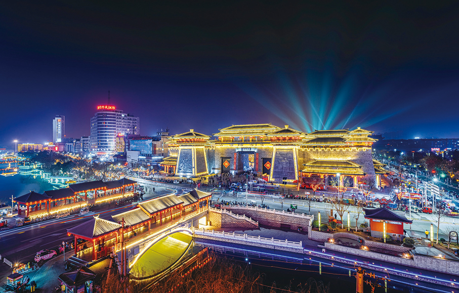 ●曹魏古城景區。