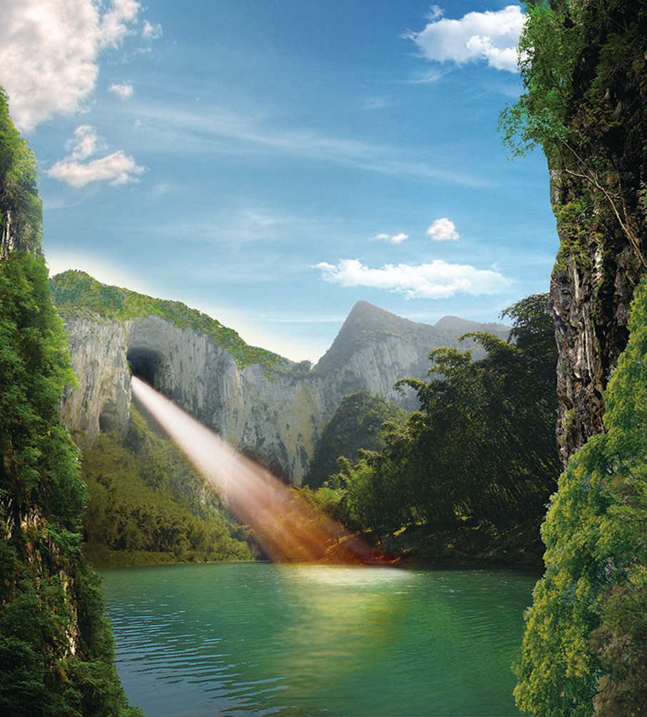 ●紫雲格凸河。