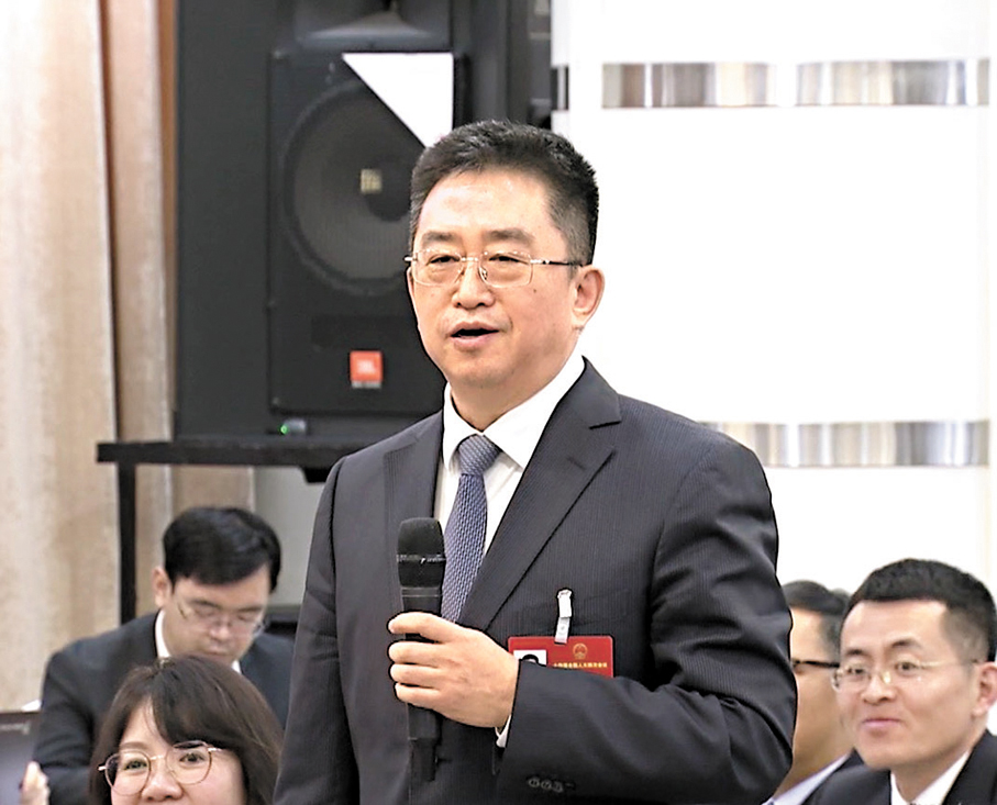 ●全國人大代表、瀋陽市委副書記李鵬宇。香港文匯報兩會傳真
