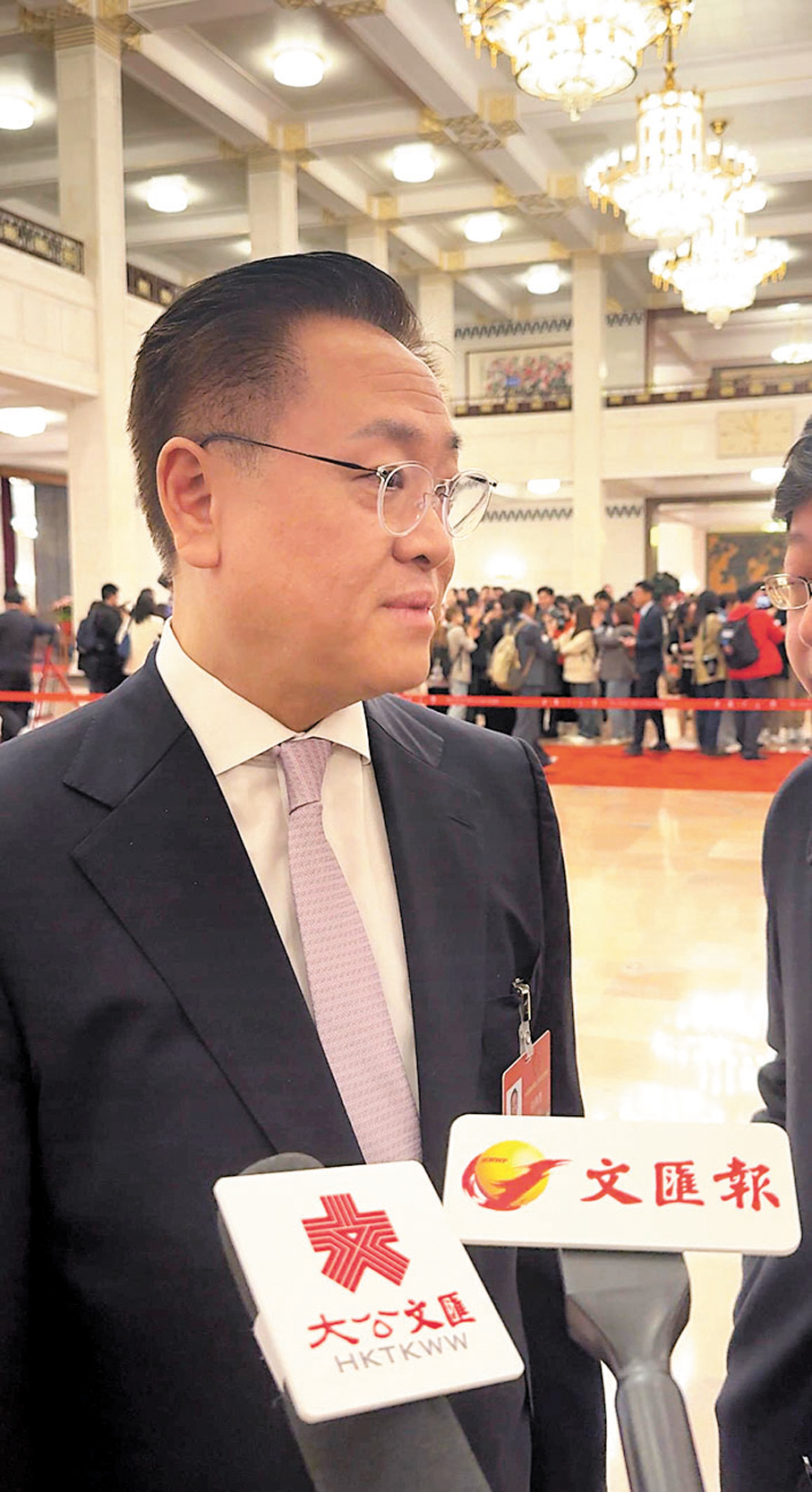 ●孫中山後人孫偉勇。香港文匯報記者李暢  攝