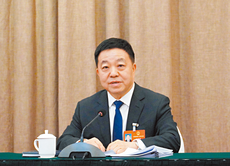 ●江西省長葉建春   香港文匯報記者黃慧  攝