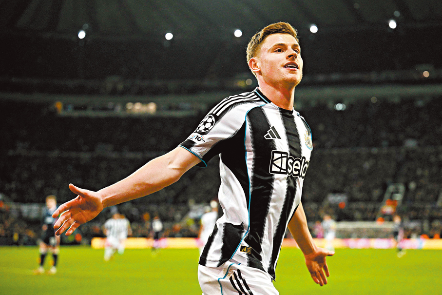 ●哈維班尼斯的衝擊力將令巴塞守將十分頭痛。 資料圖片